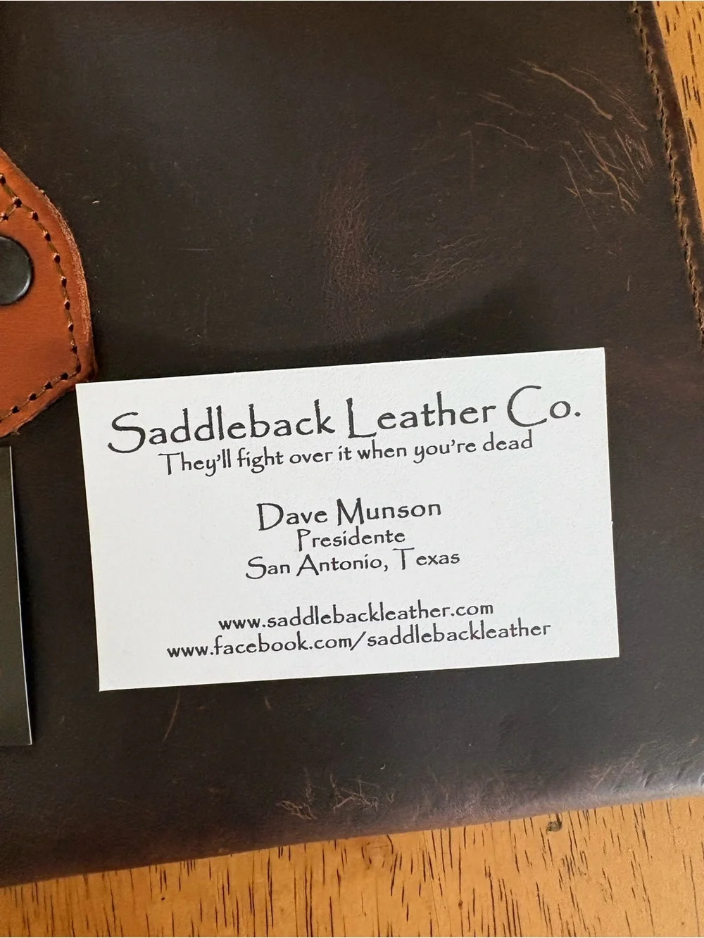 Saddleback, leather company, messenger bag